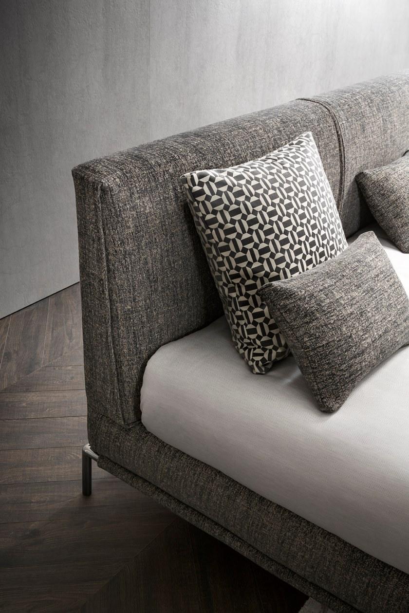 Flou Двуспальная кровать с обивкой и съемным чехлом из ткани Icon sun-id-1414597 - Вид №8