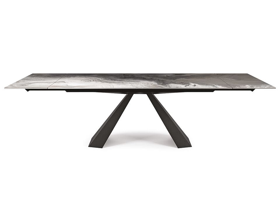 Прямоугольный выдвижной стол из стали и хрусталя Cattelan italia ELIOT CRYSTALART DRIVE ARCH-00134729