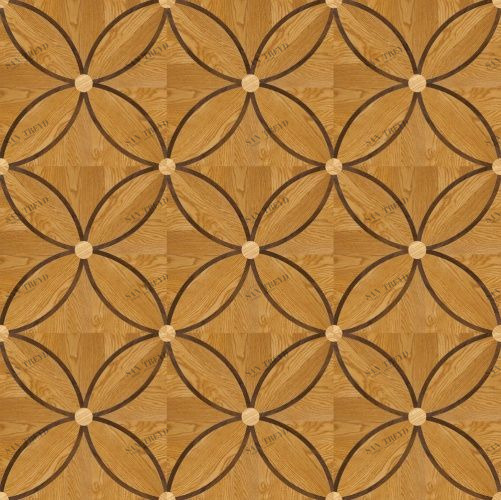 Художественный паркет Da Vinci Щитовой 26-214 Дуб (Гладкая) 500х500 мм 26010214