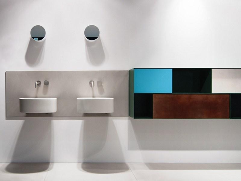 Подвесная раковина настенная овальная Moab80 Elletre белая sun-id-1371329 - Вид №7