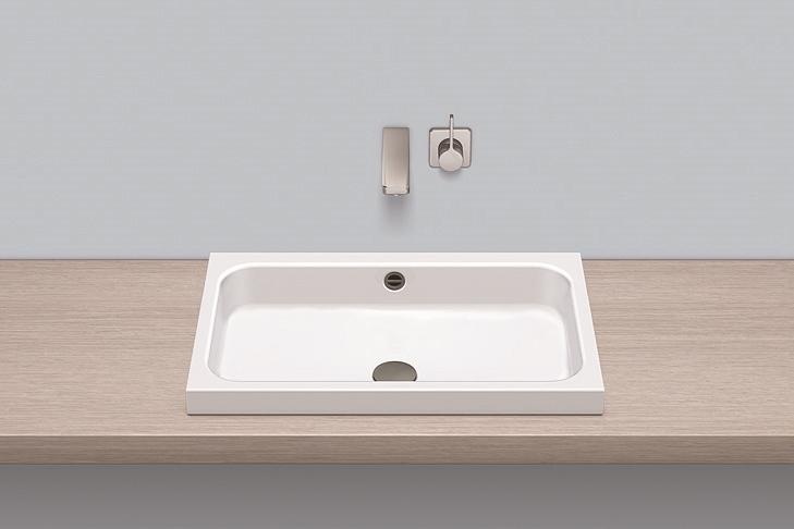 3230700400 Надставная раковина, ab.sr650, белая, для простого ухода Alape серия SR (Stream) 