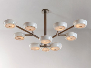 Металлический потолочный светильник