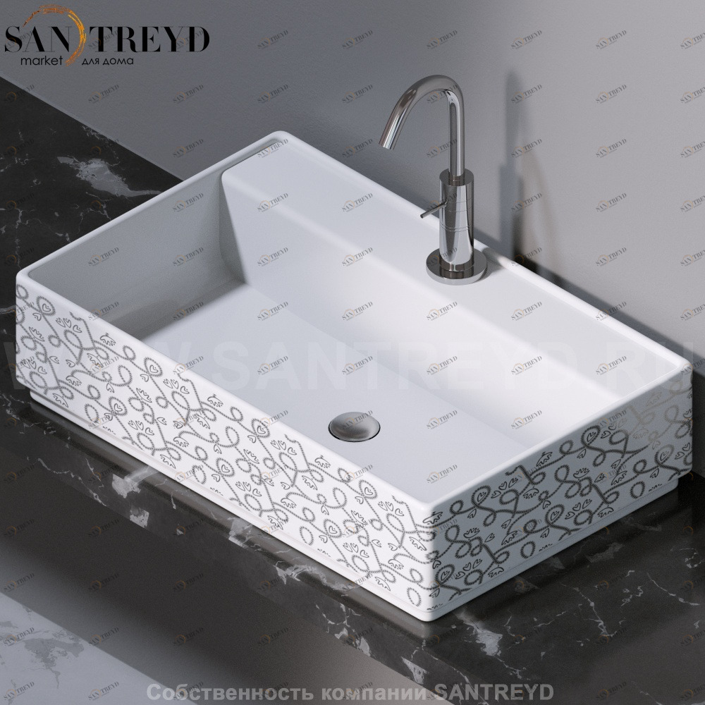 L621400P Накладная раковина на столешницу  прямоугольная A. e T. Italia Fly AeT ITALIA