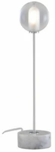 Ligne Roset Настольная лампа с мраморным основанием и стеклянным плафоном Calot 10073020-10073021