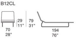 Paola Lenti Лежащая грядка  B12cl  - Вид №8