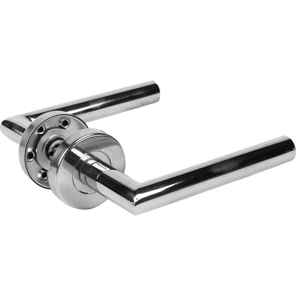 Дверные ручки Inspire Iris сталь без запирания цвет хром 82227129 STLM-2153663 
