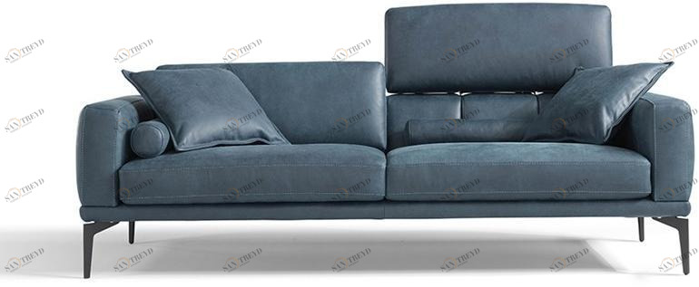 Egoitaliano Модульный диван с регулируемой кожаной спинкой sun-id-1427032