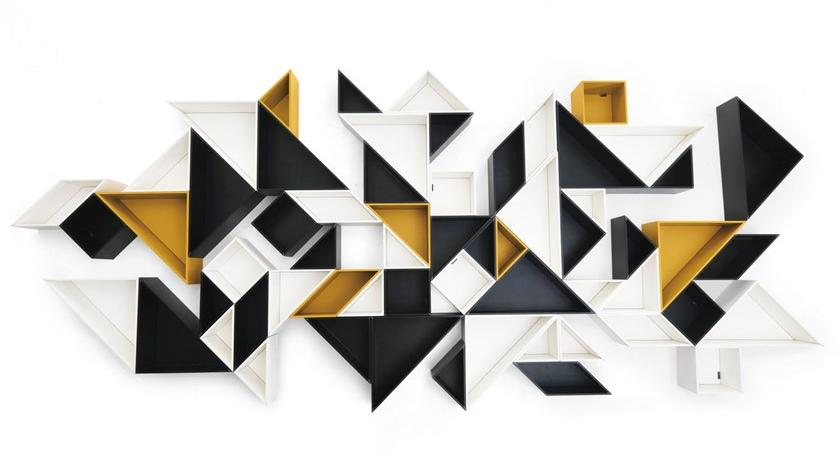 Lago Модульный стенной книжный шкаф Tangram sun-id-1398283 - Вид №2