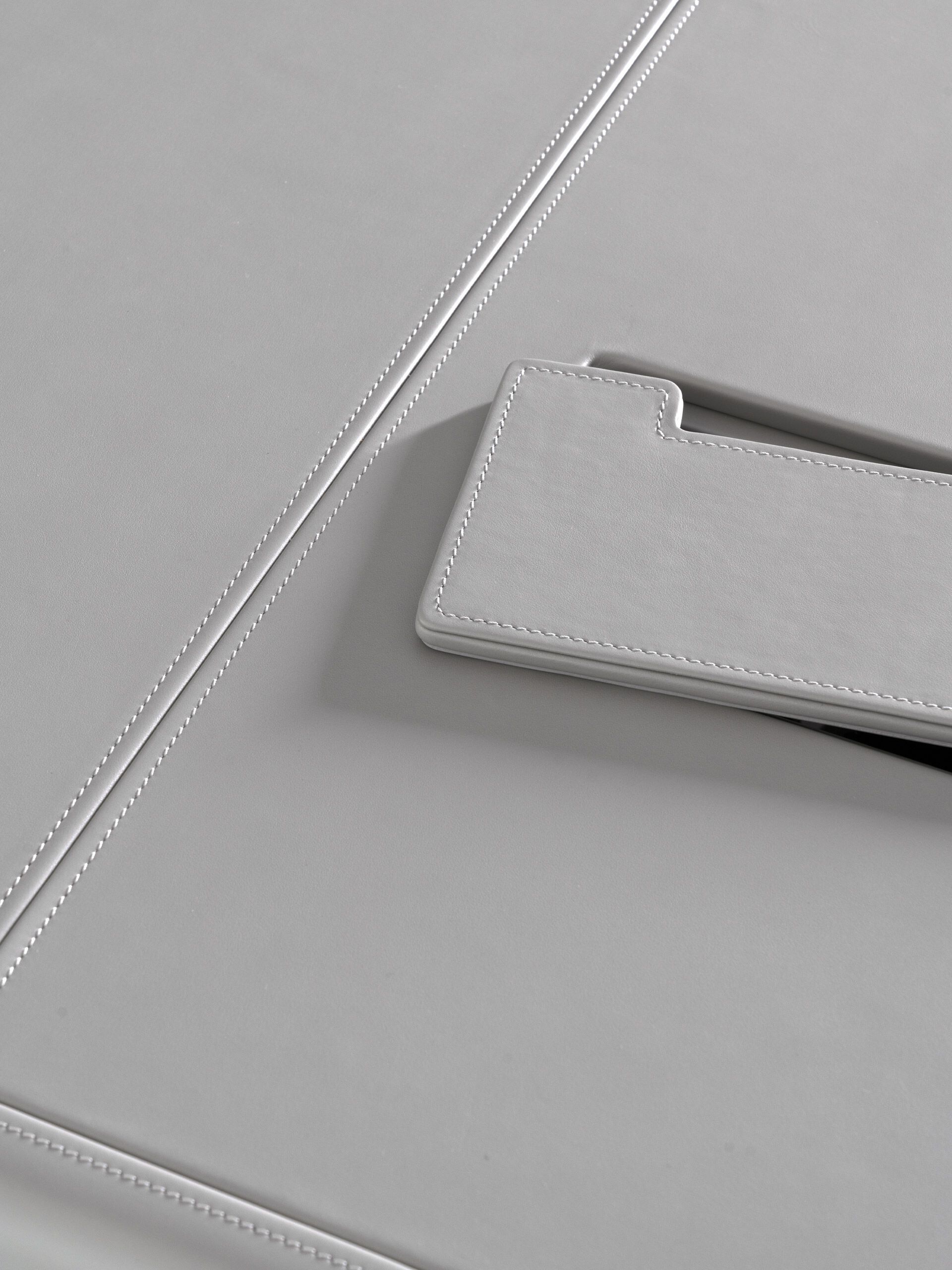 Прямоугольный кожаный стол с ящиками Lorenzo Tondelli PICO ARCH-00020682 - Вид №1