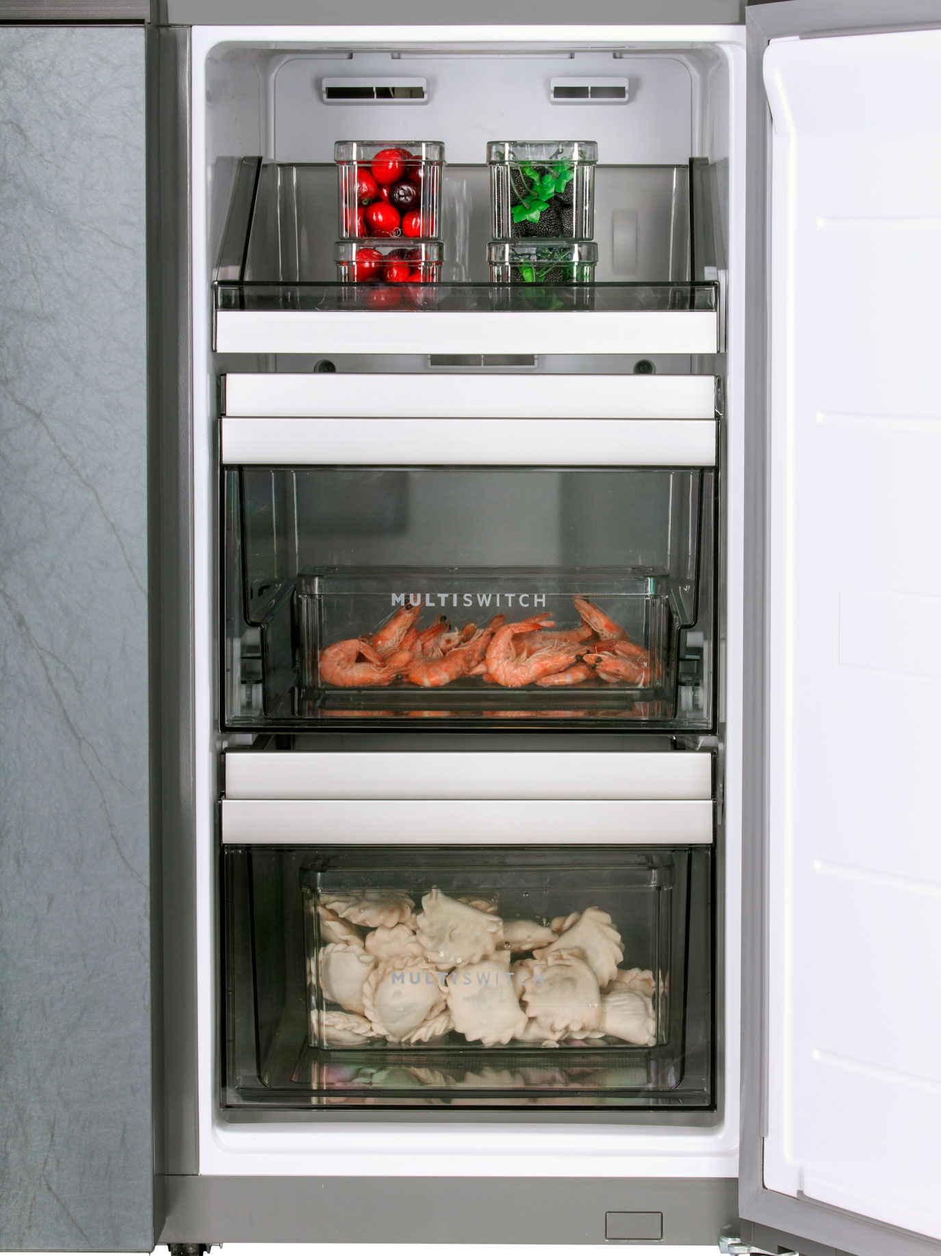 9168754 Холодильник многодверный   HIBERG RFQ-610G GS inverter серый STDN-0085624 - Вид №16