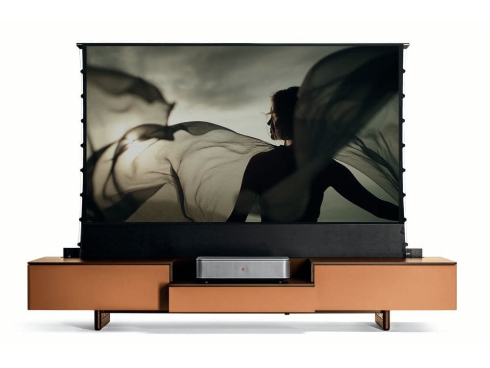 Кожаный шкаф для телевизора с ящиками Poltrona Frau коллекция-мебель и аксессуары ARCH-00003150 - Вид №2