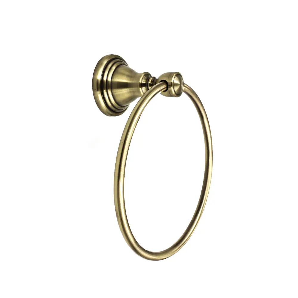 Полотенцедержатель-кольцо Bath Plus Bronx в золотом исполнении 89384526 STLM-1585007