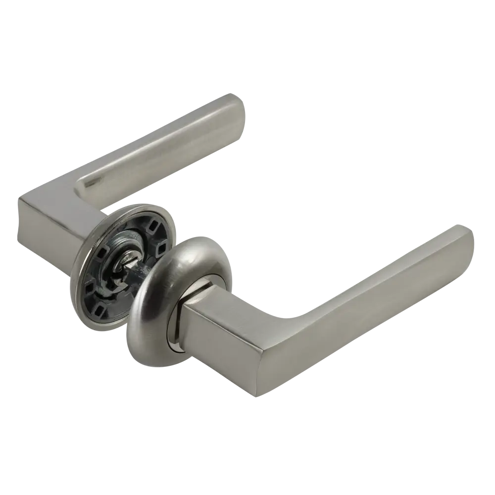 EDSON Дверные ручки EDS-11H-R1 в стильном никелевом исполнении 85168606 STLM-0059342