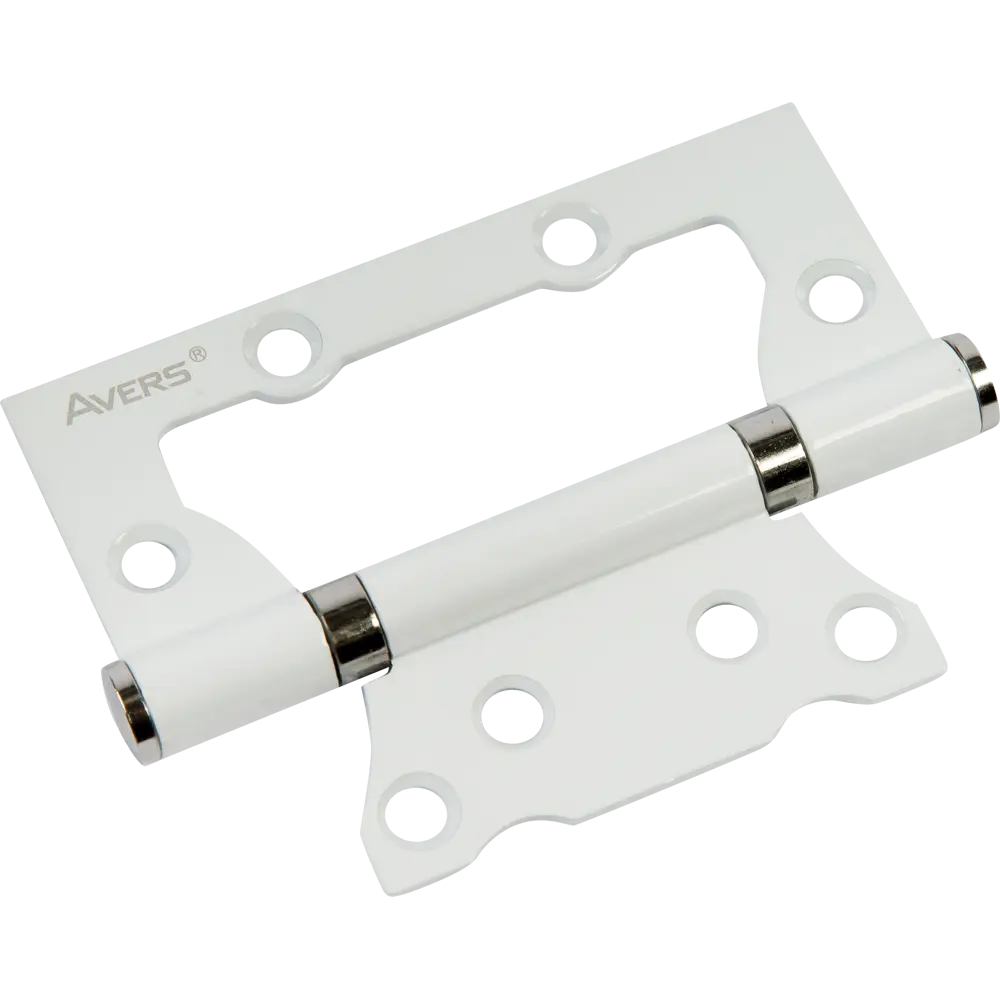 82153508 Петля без врезки B2-W/CR 100x75x2.5 мм, цвет белый STLM-0020593 AVERS 