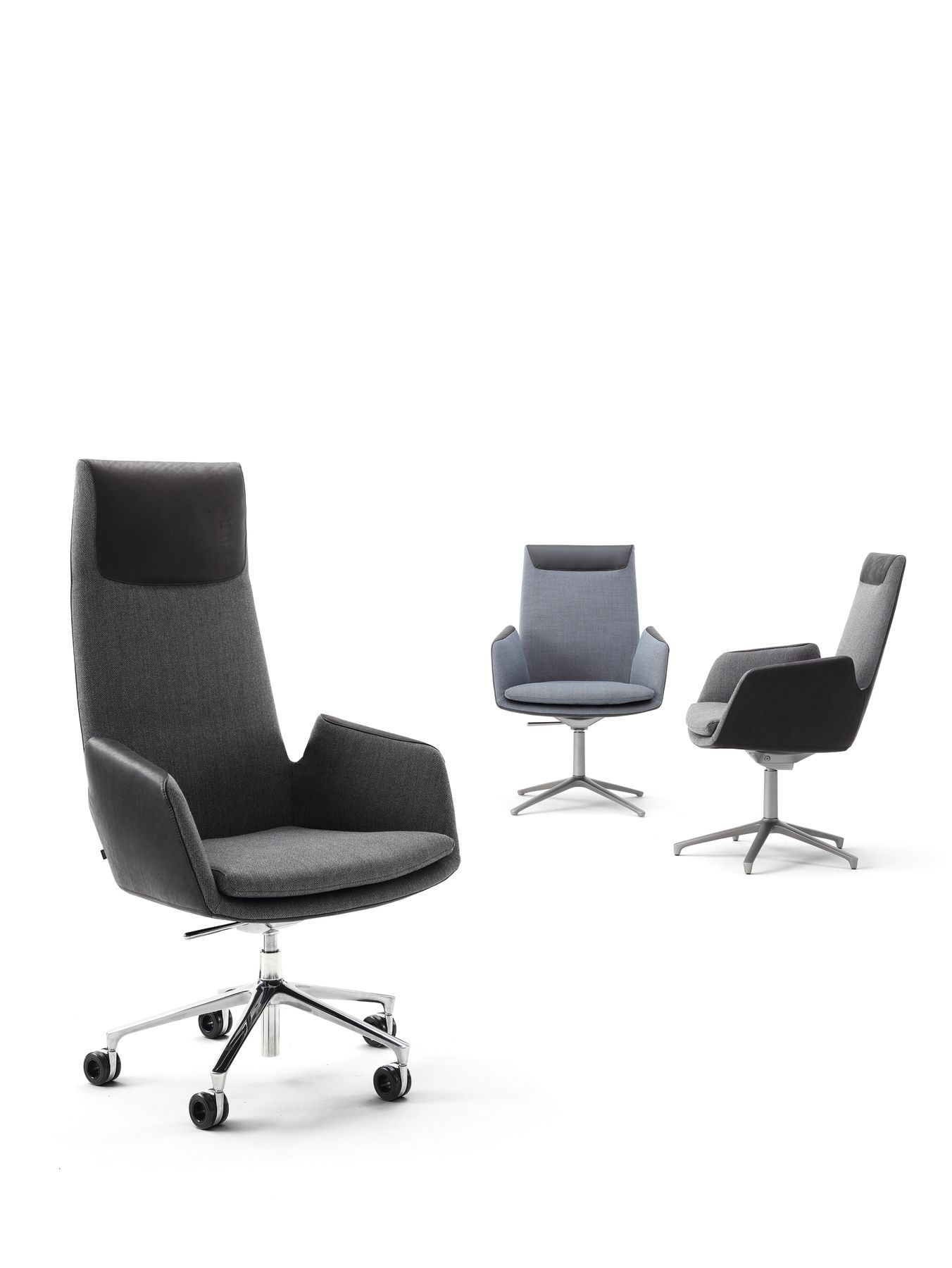 Регулируемое по высоте вращающееся офисное кресло с колесами COR Cordia Plus ARCH-00098945 - Вид №2