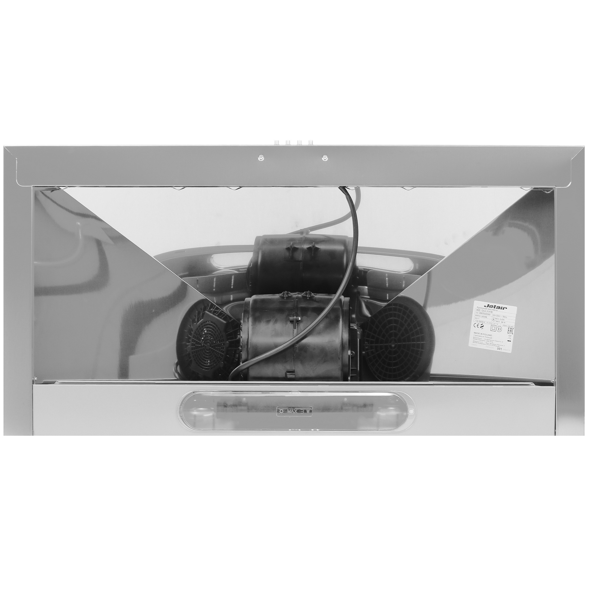 1106515 Вытяжка каминная Jetair GAIA IX/A/90 серебристый STDN-0010904 - Вид №6