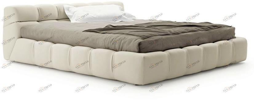 B&B Italia Двуспальная кровать-контейнер из ткани Tufty time sun-id-1414712