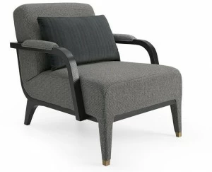 A.R. Arredamenti Кресло из ткани с подлокотниками Dilan D84