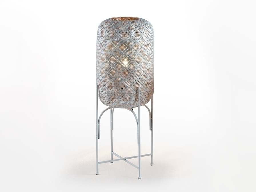 088141 Фонарь большой 1L белый/золотой Schuller Jana - Вид №1