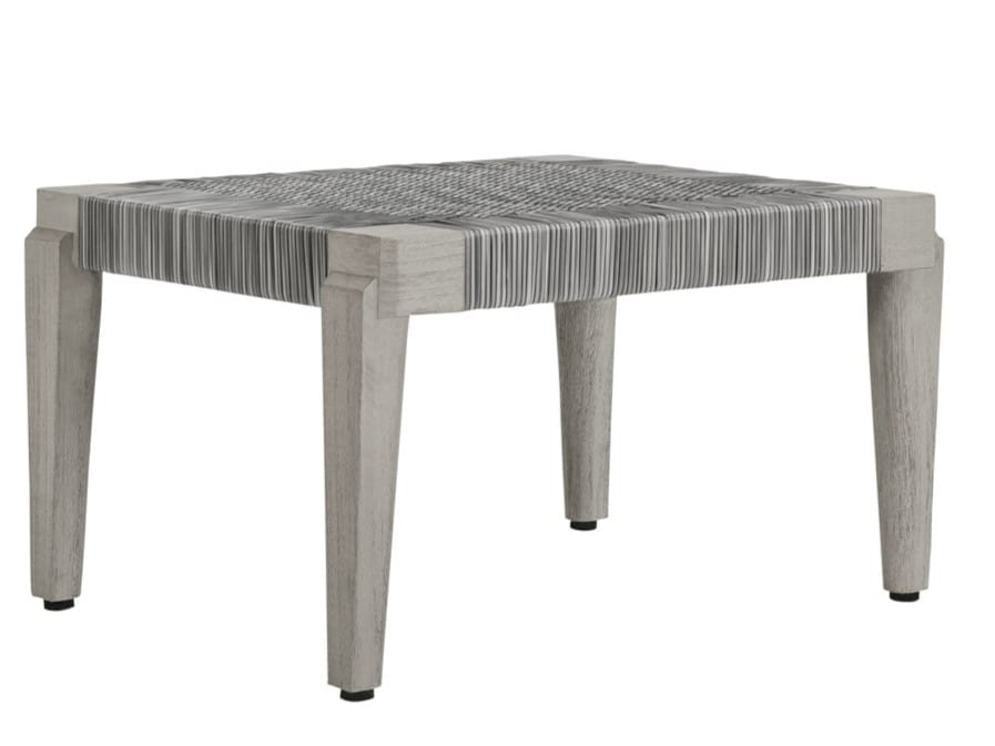 Прямоугольная Садовая подставка для ног из тикового дерева и JanusFiber® JANUS et Cie Альпинарий ARCH-00007914