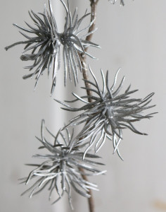 1429 996 a3 Ветка лиственницы искусственная, 43 см, серебристая H-andreas