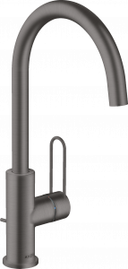 38036340 Смеситель для раковины 240, однорычажный, с петлевой ручкой и сливным гарнитуром AXOR UNO