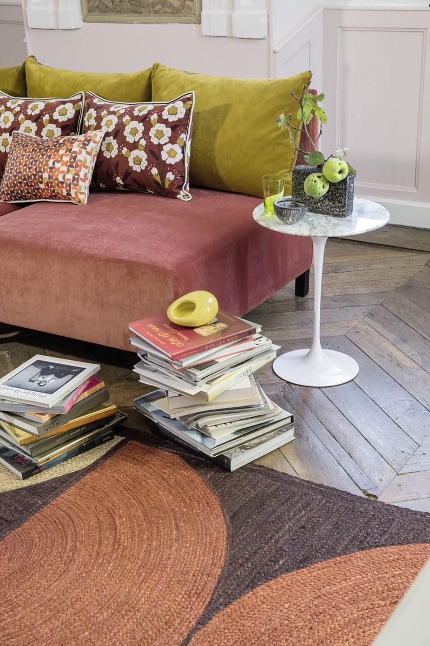 Élitis Прямоугольная подушка из шелка с рисунком sun-id-1395113 - Вид №5