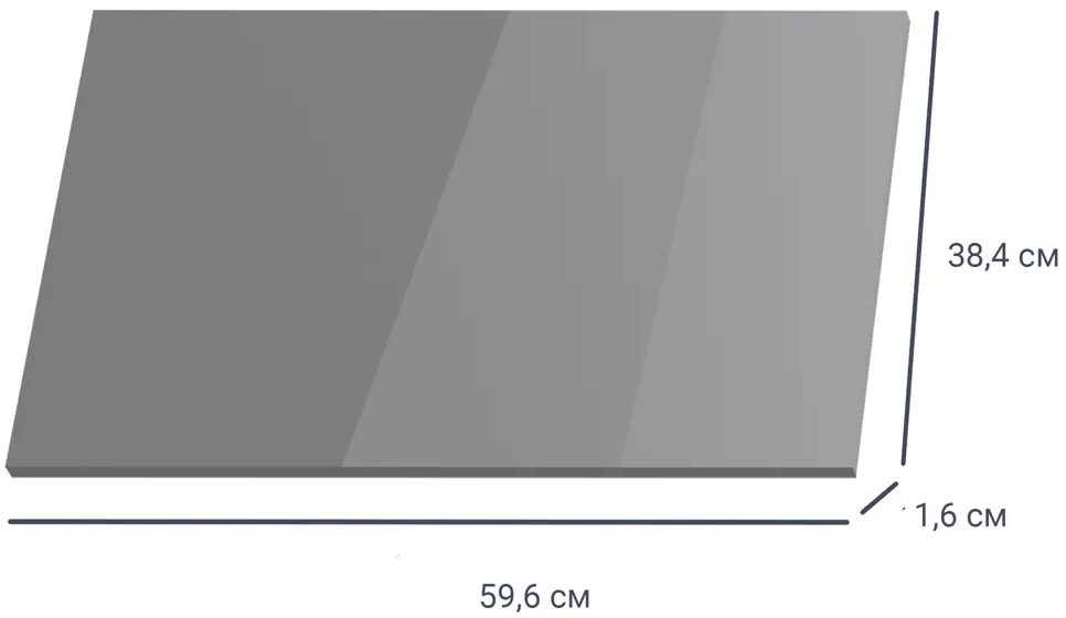 Santreyd Дверь для шкафа Лион Аша в графитовом сером цвете 84231687