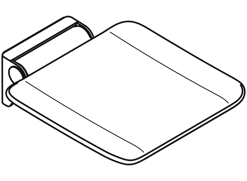 900.51.40060 Мобильное складное сиденье HEWI System 900 - Вид №6