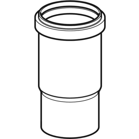 372.700.16.1 Компенсаторная муфта Geberit PE Geberit  - Вид №1