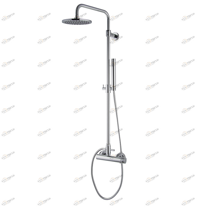 F3035/2 Смеситель для душа с душевой стойко й, верхним душем и душевым комплектом FIMA CARLO FRATTINI Spillo Up 