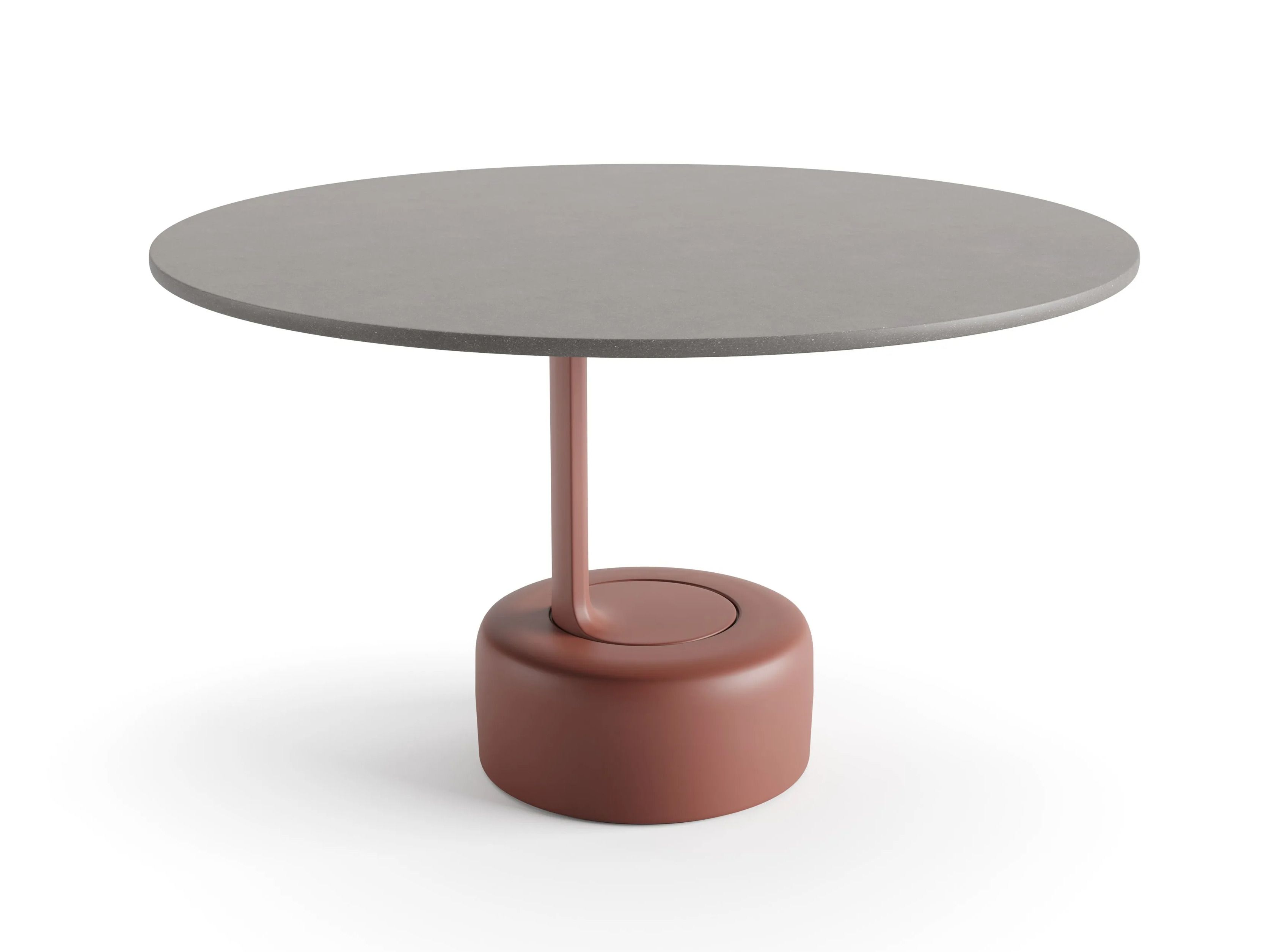 Круглый журнальный столик из керамогранита Arper Oell ARCH-00114145