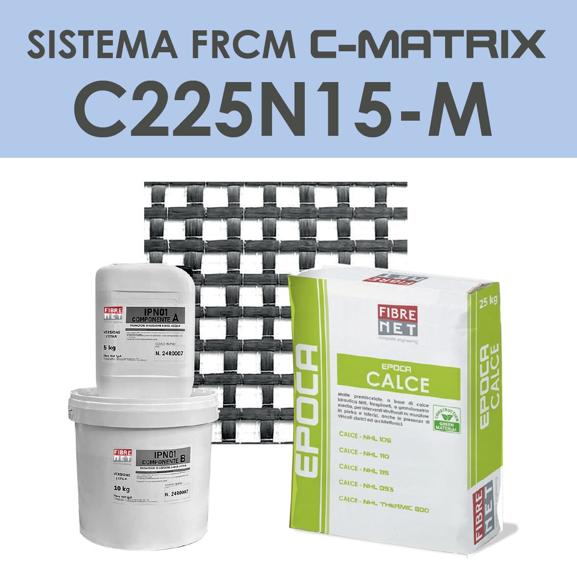 Система армирования FRCM Fibre Net C-MATRIX ARCH-00149574 - Вид №1