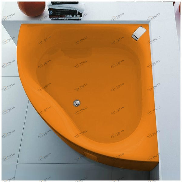 Ванна Gruppo tressee Slide V0441-O оранжевая угловая большая Gruppo Treesse VTLV0441O