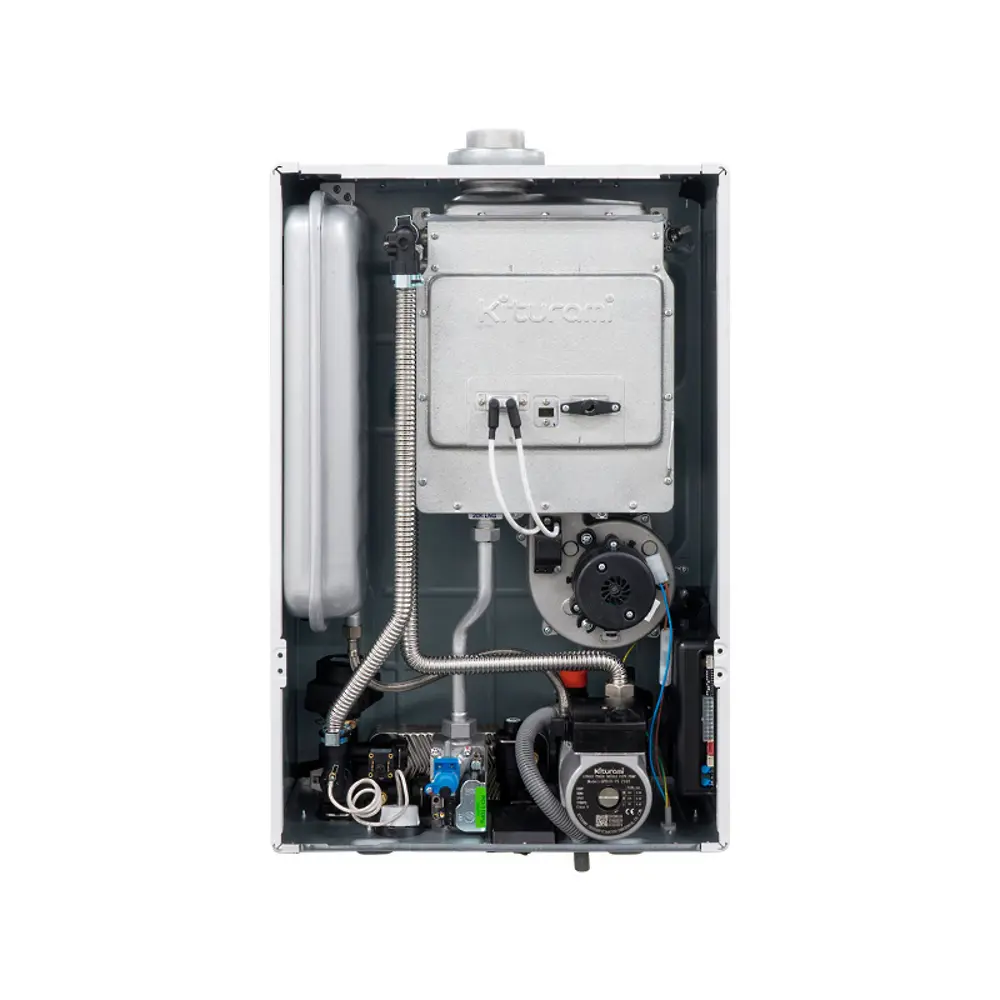 Газовый котел конвекционный 24 кВт Kiturami World Alpha-25 A21E220261 двухконтурный настенный 89336462 STLM-2121763  - Вид №2