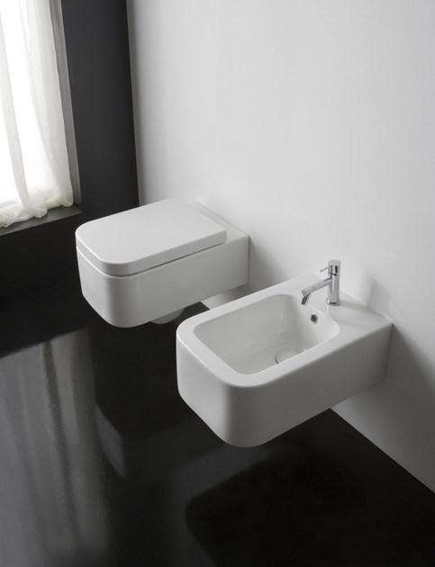 8301 Подвесной унитаз настенный Белый Scarabeo Ceramiche Next Италия - Вид №1