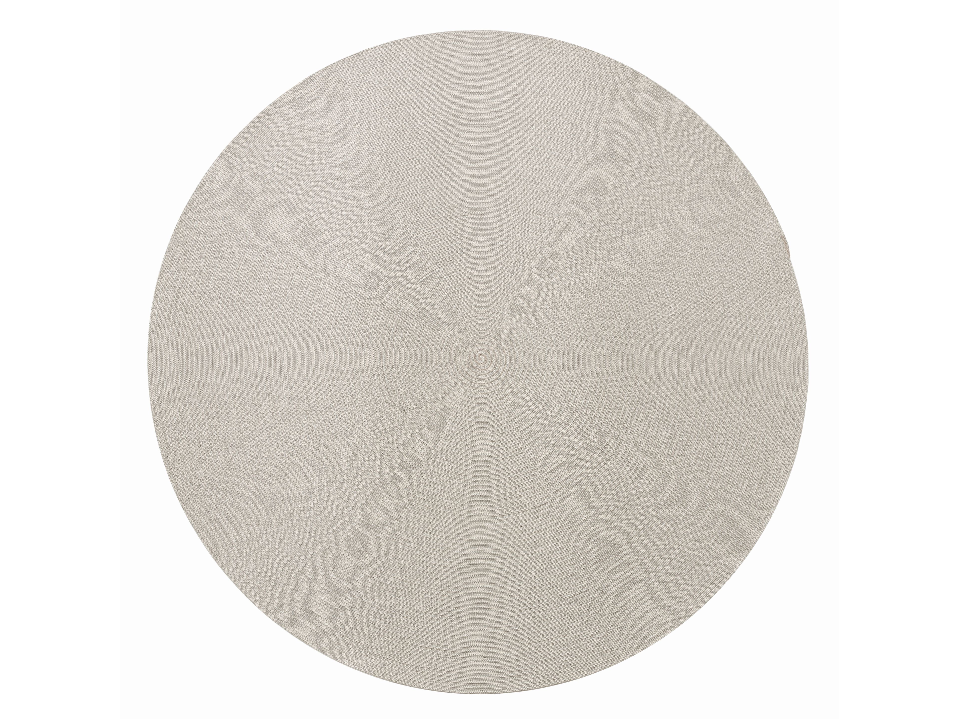 Olyna®100% плетеный двусторонний круглый напольный коврик Nodo Italia VULCANO ARCH-00023317