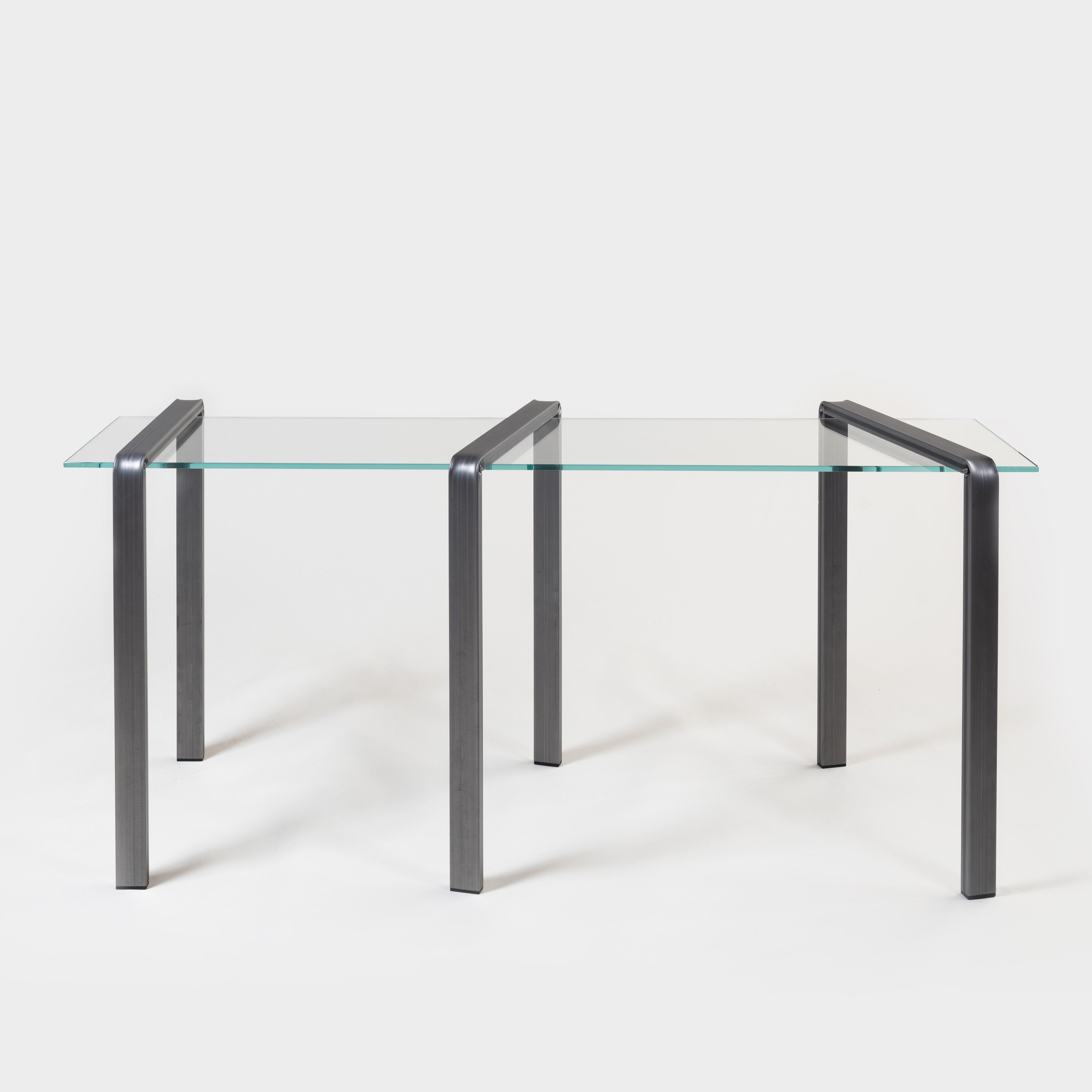 Прямоугольная консоль из стекла и металла Situér LG-22 ARCH-00103352 - Вид №6