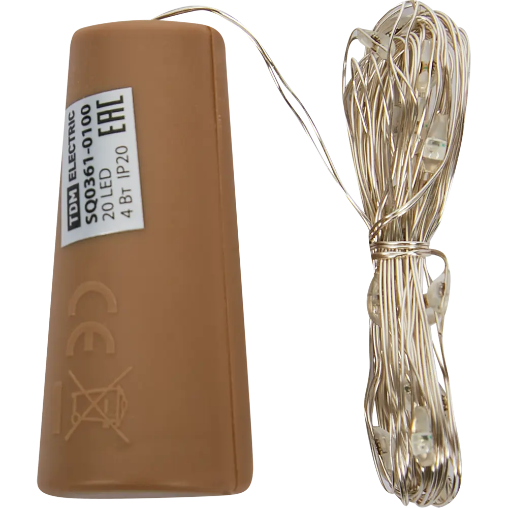 Santreyd Роса - светодиодная гирлянда с пробкой для декора интерьера 89338406 STLM-0958327 - Вид №2