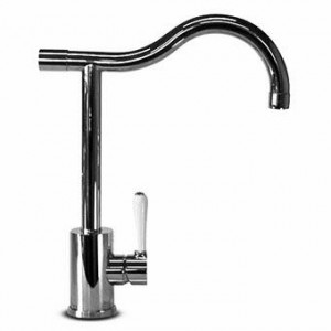 ZP5268 Смеситель для мойки, однорычажный, с поворотным изливом, аэратором, гибкими шлангами. Zucchetti Kitchen