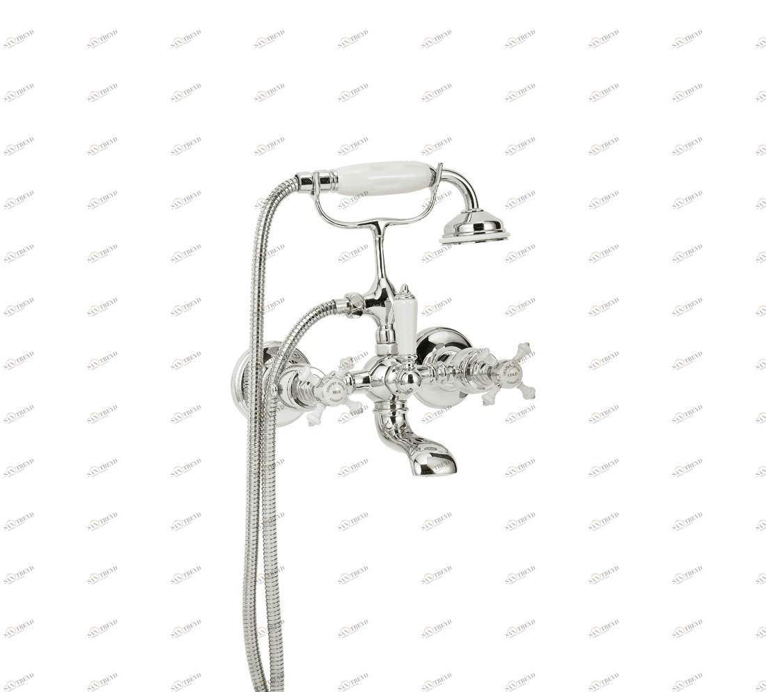 Gentry Home Смеситель для раковины от центра к центру 2 отверстия под смеситель 200 мм Chelsea Никель GH103299