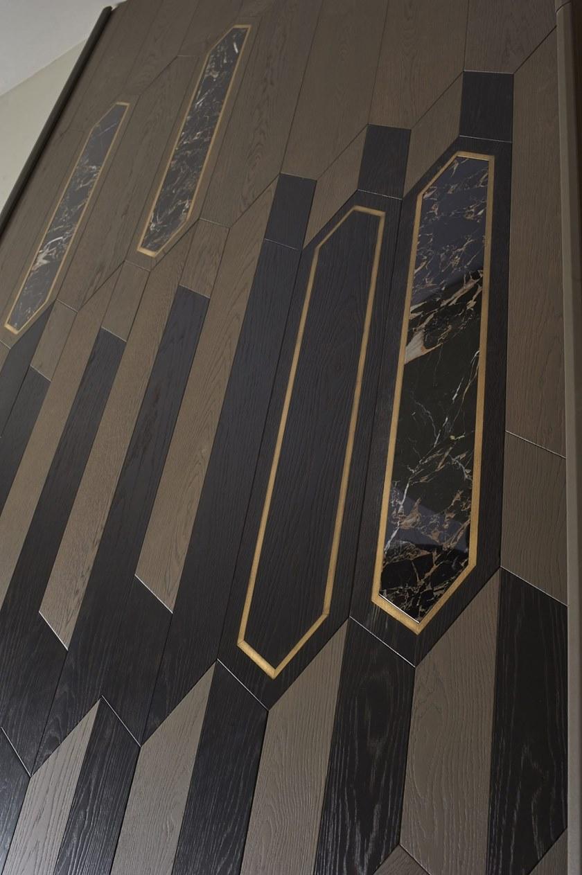 FOGLIE D'ORO Напольное покрытие из орехового дерева / стена для интерьера Pavimento modulare speciale matita sun-id-1501459 - Вид №1