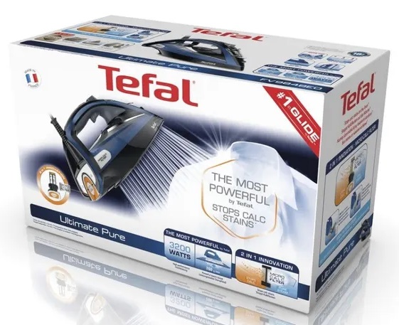 5488343 Утюг Tefal Ultimate Pure FV9848E0 синий STDN-0127898 - Вид №7