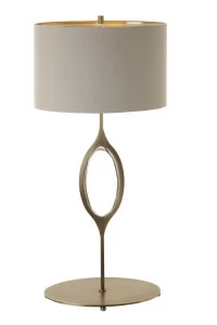 Настольная лампа Valentina латунь 5866 PUSHA ЭЛИТНЫЕ 061984 Белый;золото