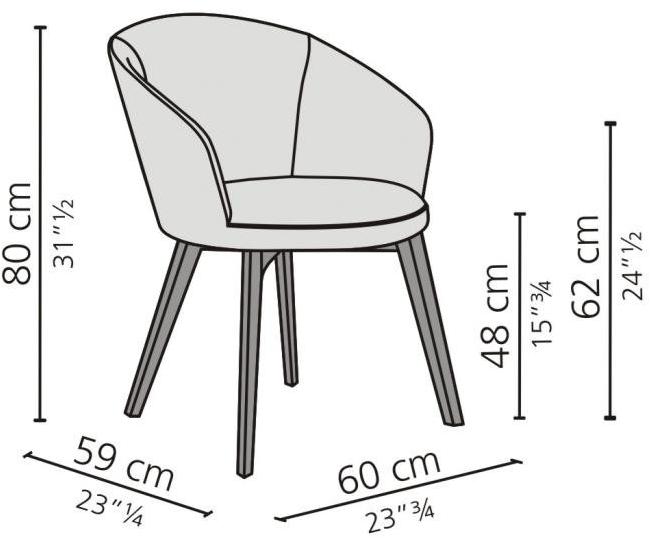 Casamilano Стул из мягкой ткани sun-id-1463921 - Вид №7