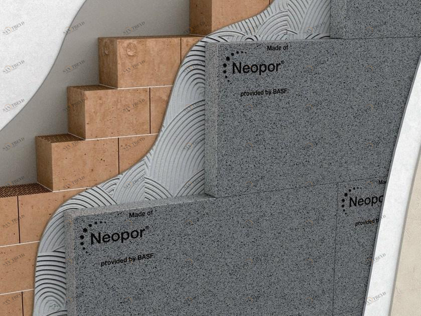 Neopor® by BASF Панель Neopor® для пористых кирпичных стен sun-id-1509482