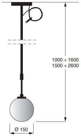 Boffi Подвесной светильник из опалового стекла Boccia sun-id-1364378 - Вид №2