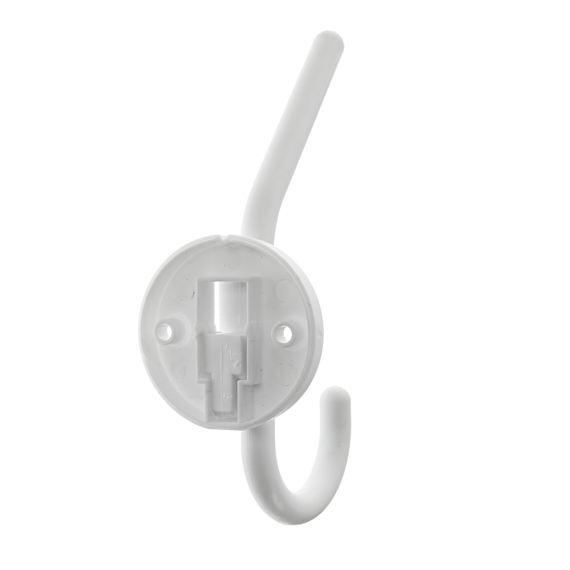 18145591 Крючок-вешалка однорожковый, пластик, цвет белый Santreyd  - Вид №1