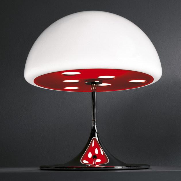 Martinelli Luce Настольная лампа из металла с абажуром из метакрилата  793  - Вид №3