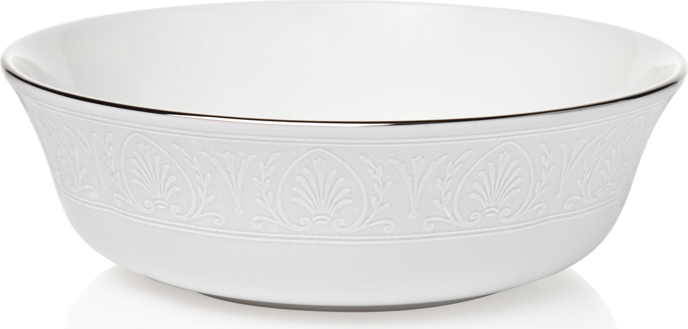 10538887 Lenox Салатник индивидуальный "Ханна,платиновый кант" 15см Фарфор костяной 